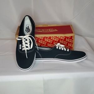 Vans Authentic Lo Pro Black and White Shoes